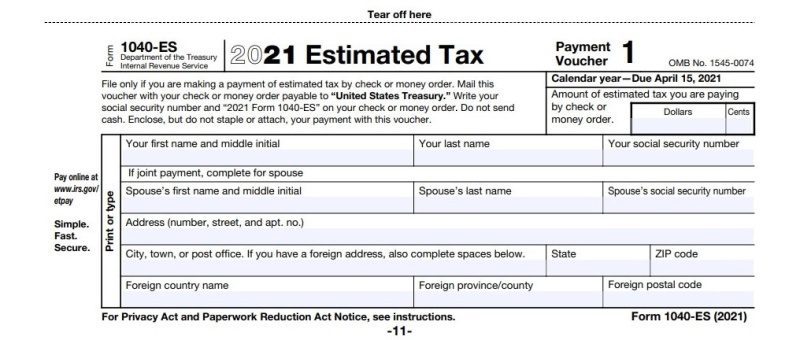 Quarterly Tax Payments